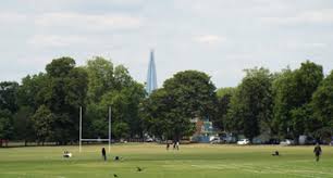 image of a green park in the south of the city of London